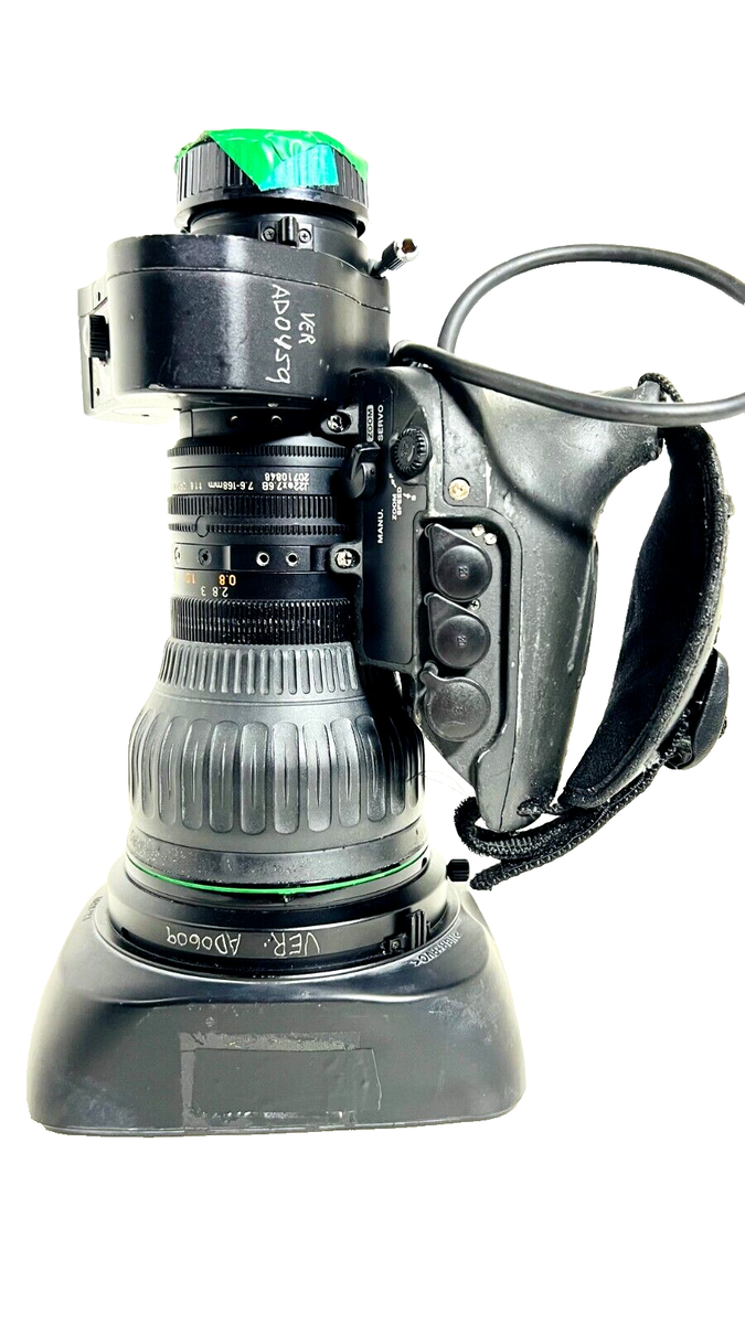 Canon J22ex7.6B WRSD SX12 7.6-168mm 1:18 Broadcast Lens W Canon J22ex7.6B WRSD SX12 7.6-168mm 1:18 Broadcast Lens W