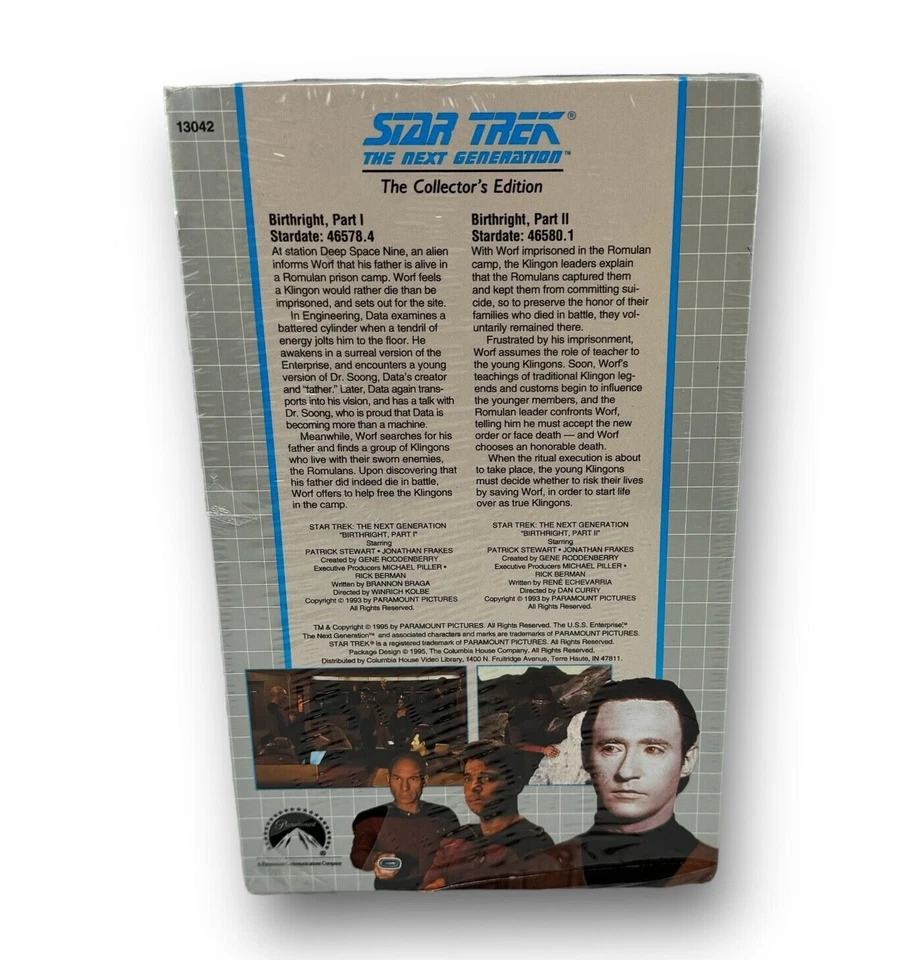 VHS Star Trek The Next Generation The Collector's Edition Movie - Image 2 of 4