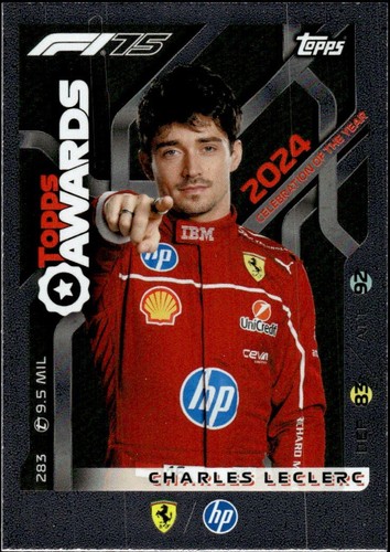 Pink Charles Leclerc #283 Ferrari - 2025 Topps Turbo Attax Formula