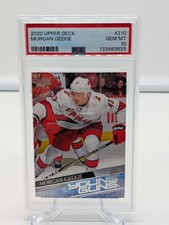2020-21 Upper Deck MORGAN GEEKIE #210 Young Guns Hurricanes RC GEM MINT PSA 10