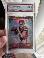 2017 Panini Phoenix Patrick Mahomes II Rookie Rising RR-15 PSA 10