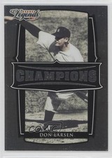 2008 Donruss Americana Sports Legends Champions 950/1000 Don Larsen #C-14 e8l