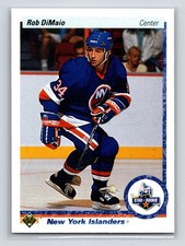 1990-91 Upper Deck - Star Rookie Rob DiMaio #225  New York Islanders Hockey Card