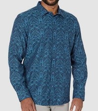 Robert Graham Men's HIGHLAND printed Sport SAPPHIRE Shirt