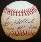 BILL MADLOCK Inscr. "1979 WS Champ" Signed/Auto OML BASEBALL *TRISTAR HOLO/COA*