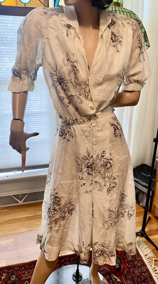 casual vintage dresses 1950s 100% Silk for Women for sale Swing dress Camouflage Jefferson's Restaurant | Hot Size:US XL (UK18) Always remember