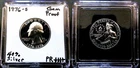 1976-S GEM-PROOF 25C RARER WASHINGTON 40% SILVER QUARTER DOLLAR GEM PR++++!!