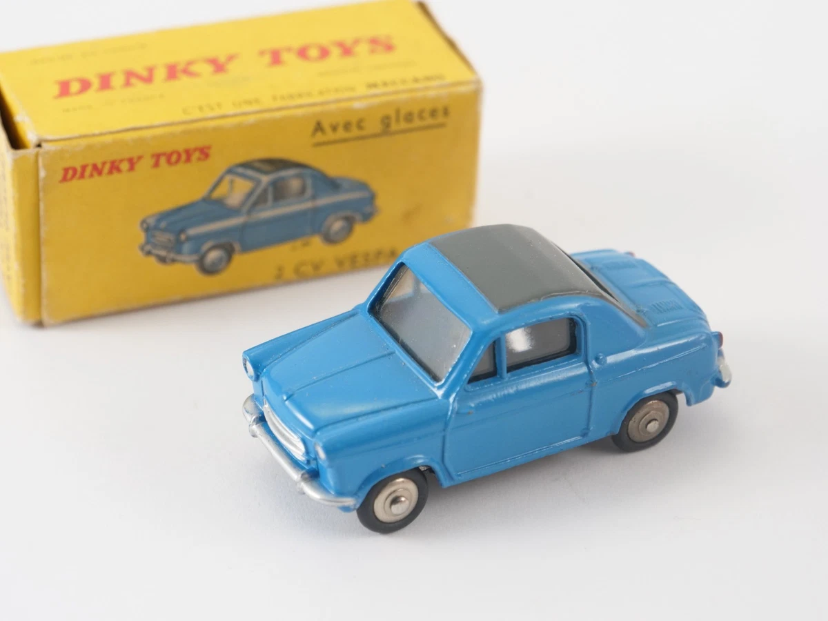 Voiture Miniature NOREV 1/43 - Vespa 400 Bleue 1960, Boîte Neuve, étiquette Rhodialite