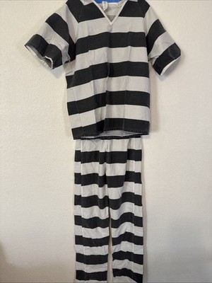 Authentic Uniform Jail Inmate Prison Stripes S Small TCI Brand USA