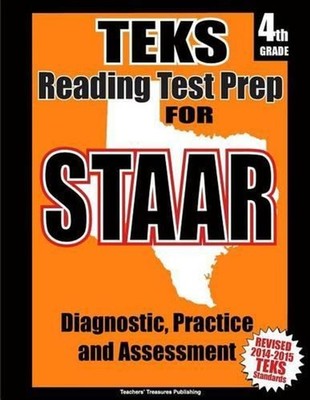 TEKS 4th Grade Reading Test Prep for STAAR by Teachers' Treasures (English) Pape