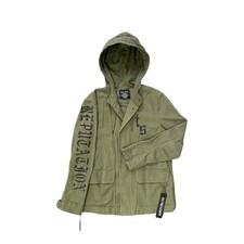 Taylor Swift Reputation Tour Military Jacket Hoodie Merch Olive Green Size S