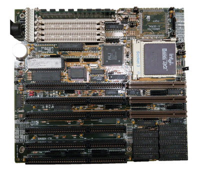 DataExpert EXP4049 Sockel 3 Mainboard + Intel 486DX2-66 CPU + 16Mb RAM