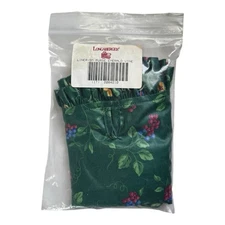 Longaberger Emerald Vine Small Purse Basket Liner #2084210 Rectangular NEW