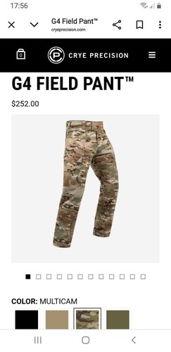Crye G4 Field Pant - Army Trousers NSPA