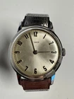 Timex Vintage 1969 Mercury Wind Up Watch 32MM 10302469 Runs Good