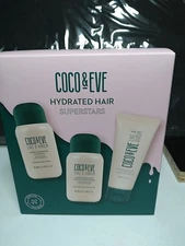 COCO & EVE HYDRATED HAIR SUPERSTARS (LIKE A VIRGIN SHAMPOO/CONDITIONER, MASK)