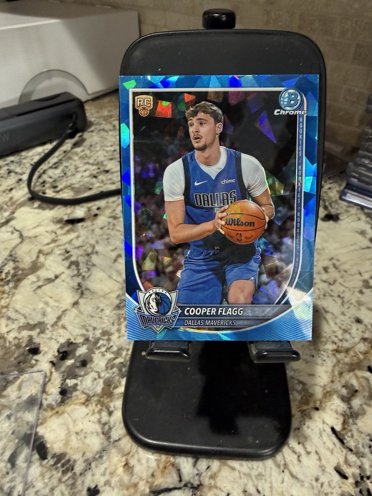 2025 Bowman Sapphire Cooper Flagg Chrome RC Rookie #BCV-1 Mavericks
