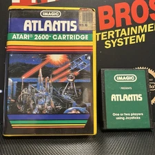 Atlantis Atari 2600 W.Original Box Great Label TESTED FREE TRACKED POSTAGE