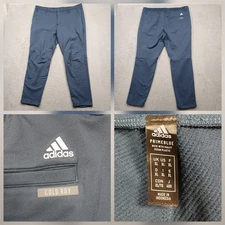 Adidas Mens COLD.RDY Golf Pants XL Blue Primeblue Stretch Performance