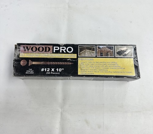 WOOD PRO #12 X 10" T-25 ALL PURPOSE CONSTRUCTION SCREWS