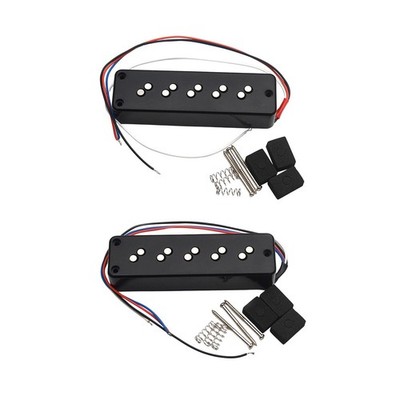 Bass Pickup 5 Saiten Double Coil Tonabnehmer Musikinstrument Ersatzteil Zubehör