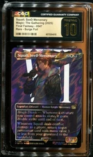Squall, SeeD Mercenary (Borderless, Surge Foil) Final Fantasy - CGC Pristine 10