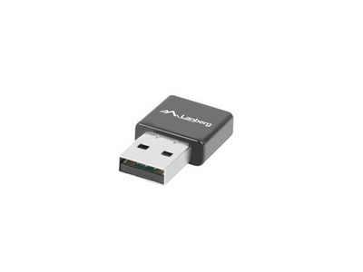 Lanberg USB mini N300 WLAN-Netzwerkkarte mit 2 internen Antennen