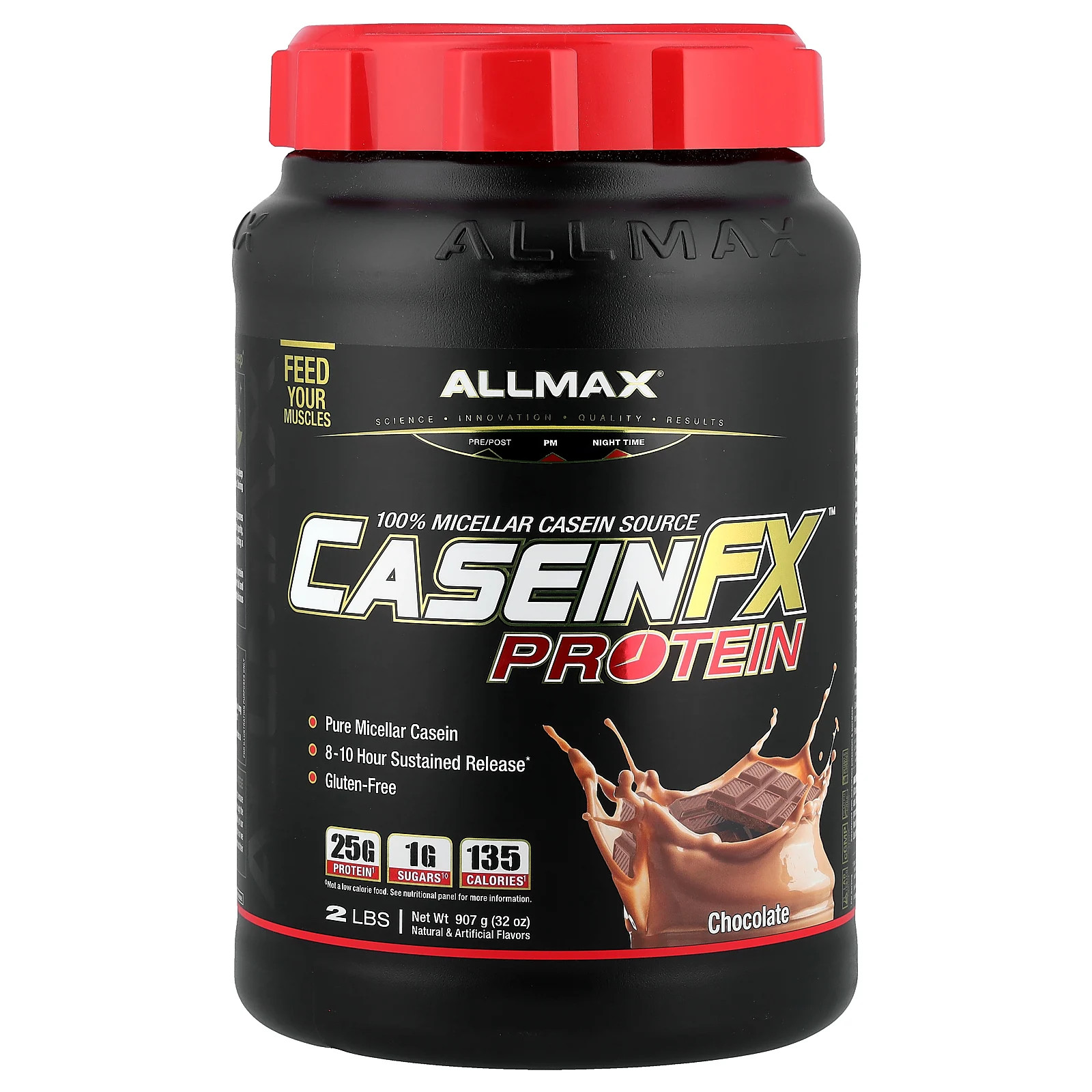 Casein-FX , 100% казеи мицеллярный протеин, Шоколад, 2 фунта (907 г)