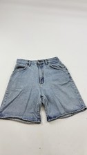 Vintage Lee Denim Jean Shorts Womens 12 Light Wash High Rise Relaxed 90s