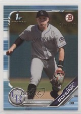 2019 Bowman Draft Sky Blue 236/499 Aaron Schunk #BD-129 z6b