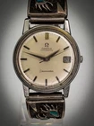 Vintage 1960s Omega Seamaster Automatic Date Steel Watch Hippocampus Caseback
