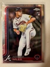 Nathan Wiles 2025 Topps Chrome Update USC172 Atlanta Braves