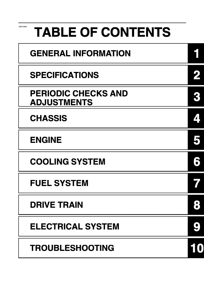 Yamaha Kodiak 450 YF45KJ YF45KP YF45KPA YFM45KDX YFM45KPX 2018 manual de servicio Foto 2 de 4