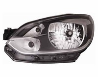 Scheinwerfer Links Volkswagen UP AB 2012 MIT Chromiertem Rahmen