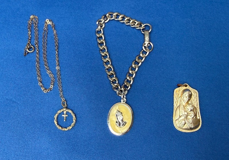 Vintage Catholic First Communion Jewelry Lot 1967, Original Owner Collection