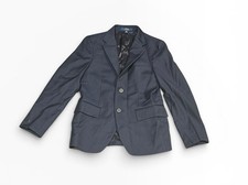 Polo Ralph Lauren Womens Navy 100 Wool Blazer Size 10 Made in Italy