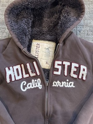 Hollister ホリスター　パーカー　ファー　ファージャケット　y2k Hollister Vintage Y2K Hollister Fur lined zip up hoodie sweater