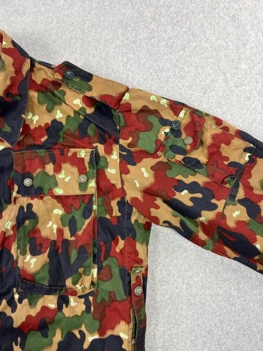 Vintage Swiss Army Taz M83 Field Jacket Mens L Alpenflage Camouflage Full Zip image 5
