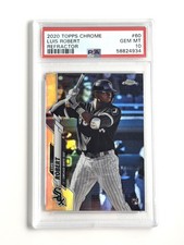 2020 Topps Chrome Luis Robert Refractor RC #60 PSA 10 