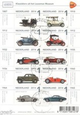 Netherlands 2014   old cars  museum louwman  sheetlet     cancelled