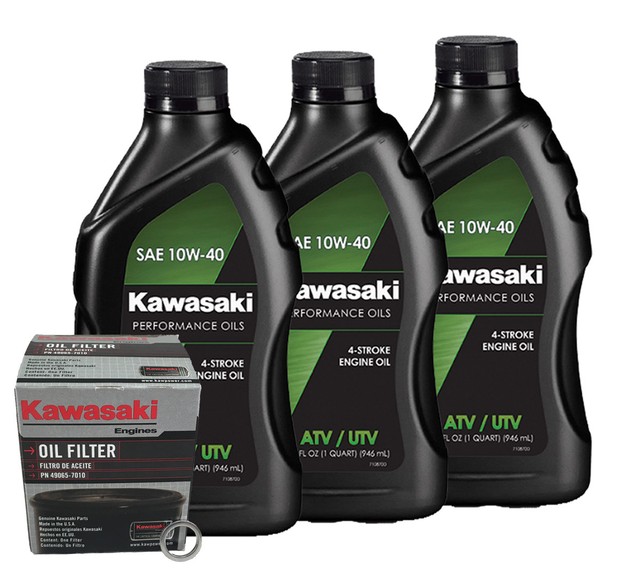 KAWASAKI MULE PROFXT KAF 820 OEM CONVENTIONAL OIL CHANGE KIT (1518