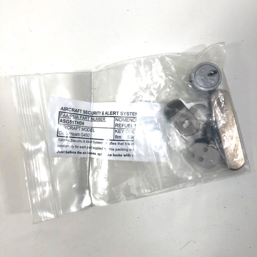 Aircraft Part Gulfstream G450 Security Door Lock 8m 59477 w/Key P/N# ASG51THD6