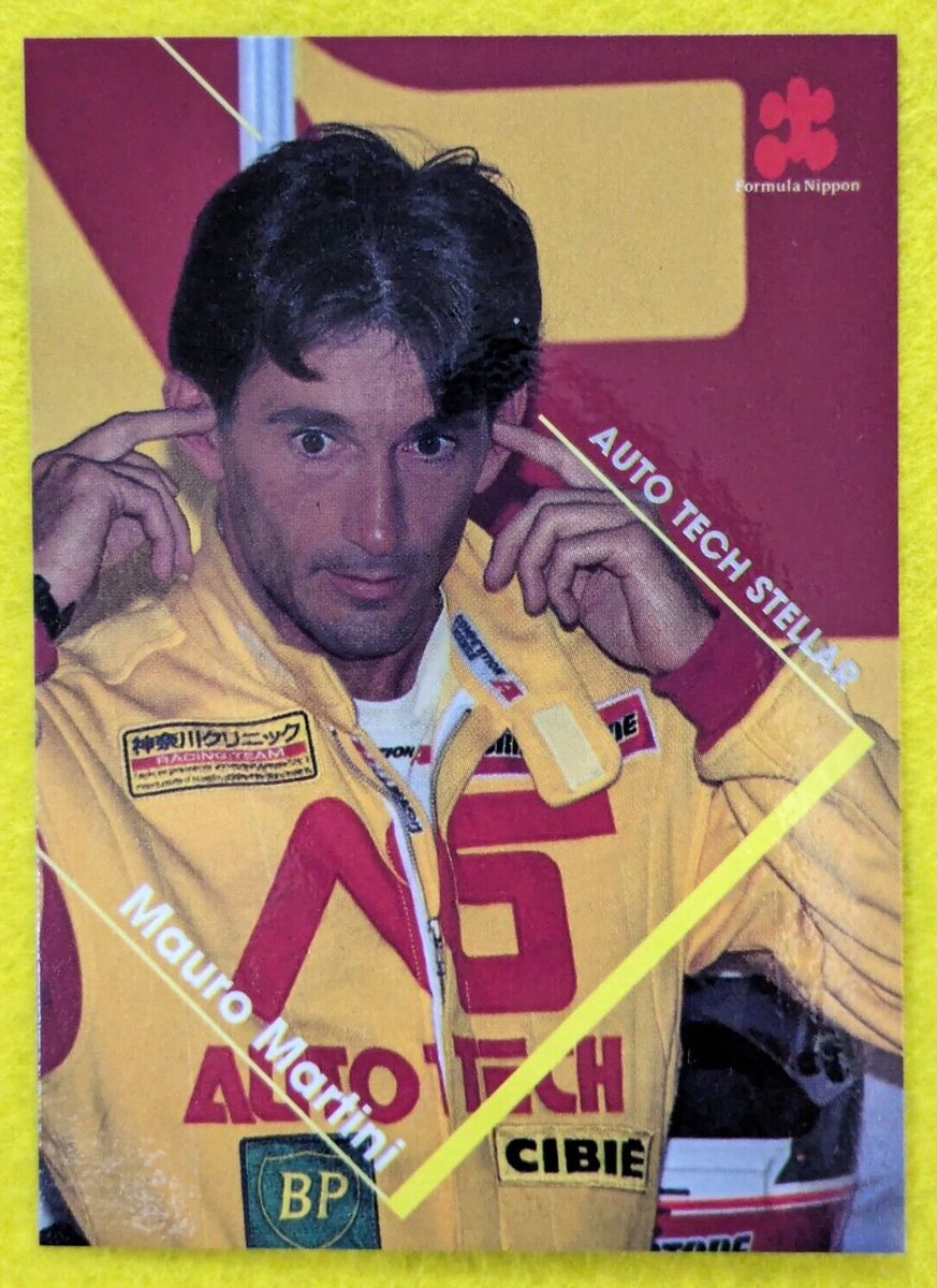 MAURO MARTINI AUTO TECH STELLAR FORMULA NIPPON CARDS 1997 EPOCH