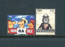 Peru 1674-1675, MNH, Honesty, Punctuality 2008. x29607