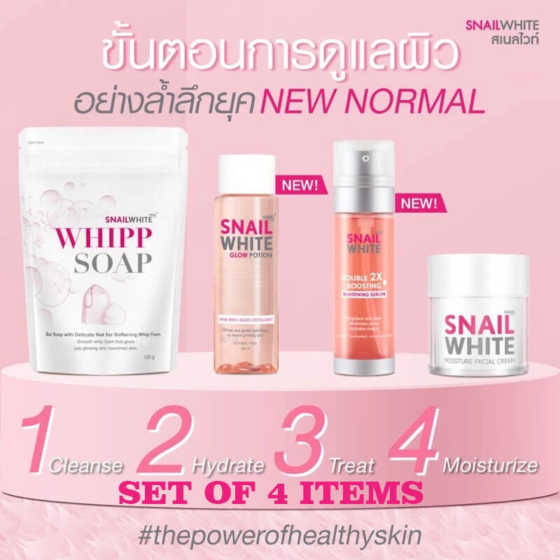 Snail White Set The Power Of Healthy Skin Set Clean Hydrate