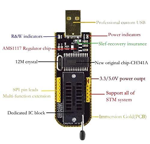CH341A 24 25 Series EEPROM Flash BIOS USB Programmer with Software & Driver +... - Photo 7/8