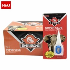 x Set 24 Pezzi Super Colla Per Bricolage Fai Da Te Legno Ceramica Materiali hmj