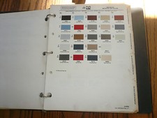 1986 Mazda Ditzler Imported Color Chip Paint Sample -