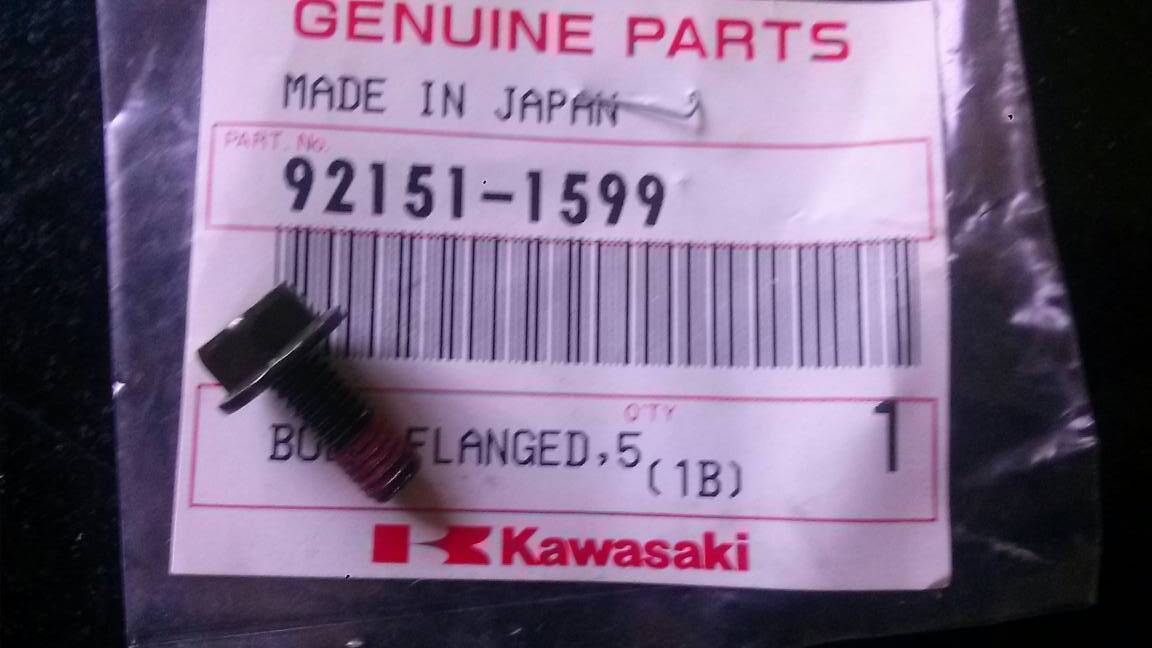 NOS 00-11 Kawasaki ZX1200 VN1600 ZR750-K1 VN1500T6F Flanged QTY4