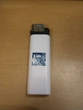American Tobacco Co Cigarettes white/blue Disposable Lighter